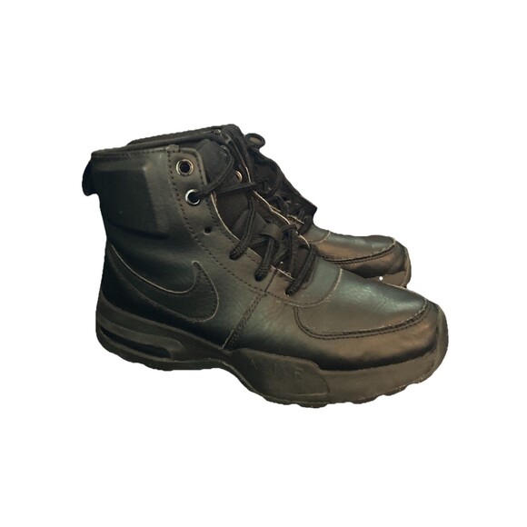 Nike Kids Air Max Goaterra Leather Outdoor Boots Dc9515-001 Size 5.5Y - Picture 2 of 9